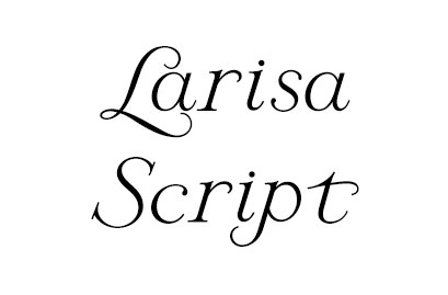 шрифт Larisa Script